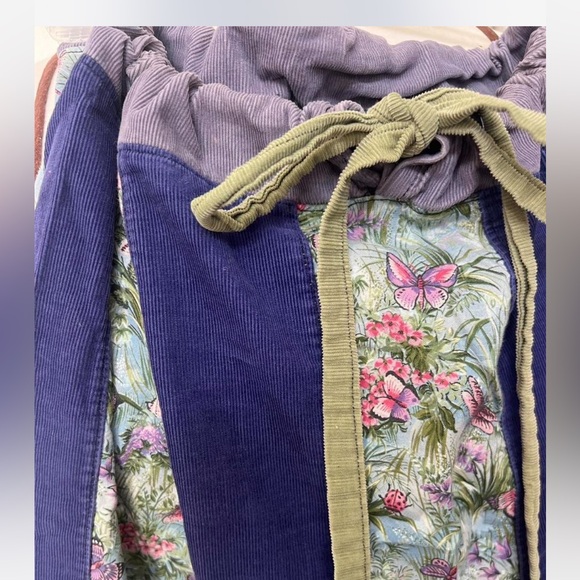 Vintage Handmade Upcycled Gardencore Hippie Maxi Skirt O/S - Picture 2 of 8